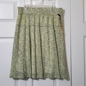 NWT Emaline Petite Multicolored  Patterned Skirt, Medium, lightweight